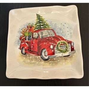 Maxcera Christmas Plate